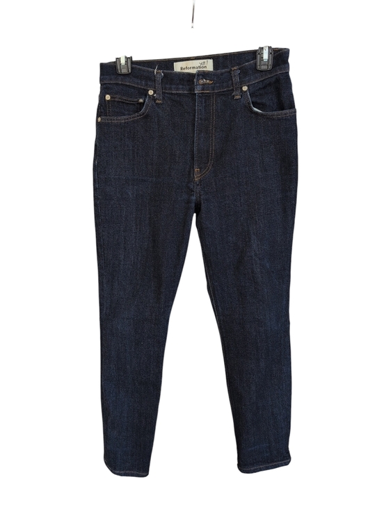 Reformation Denim - Reformation Jeans Petite Hepburn High Skinny Hayes Wash Denim